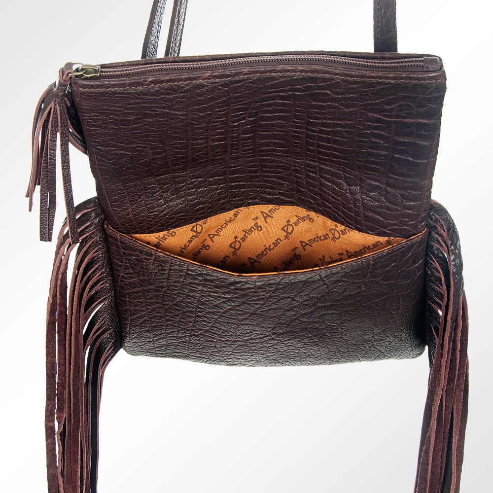 American Darling ADBGZ331 Crossbody Hair-On Genuine Leather Women Bag Western Handbag Purse