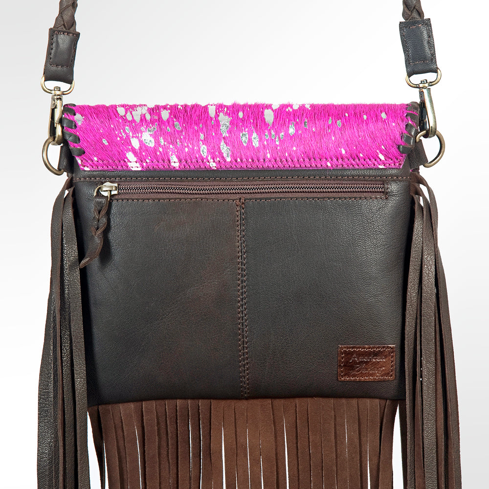 American Darling ADBGZ334 Crossbody Hair-On Genuine Leather Women Bag Western Handbag Purse