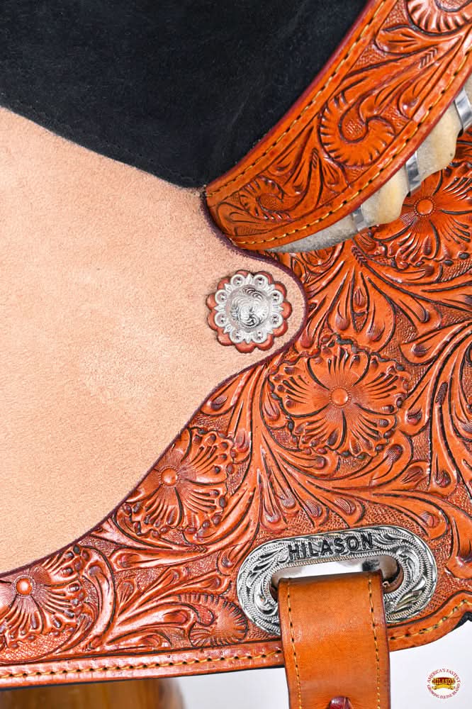 Hilason Western Horse Treeless Trail Barrel Saddle American Leather