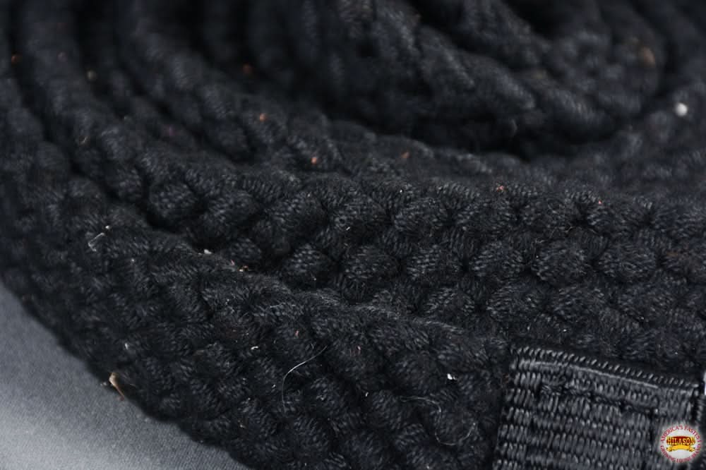 HILASON 7 Ft Braided Flat Cotton Roping Rein