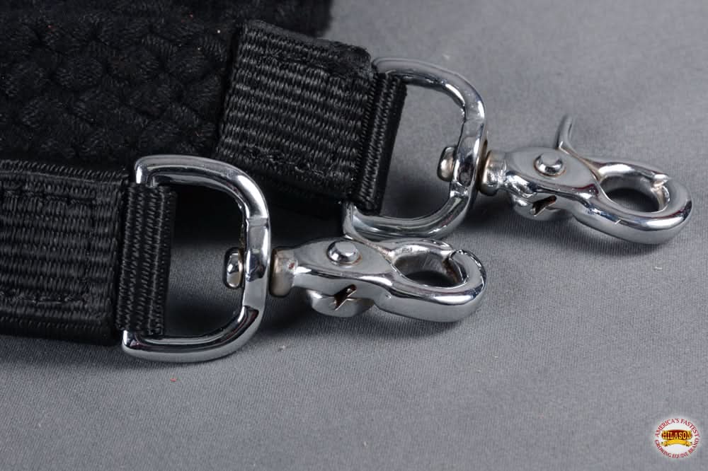 HILASON 7 Ft Braided Flat Cotton Roping Rein