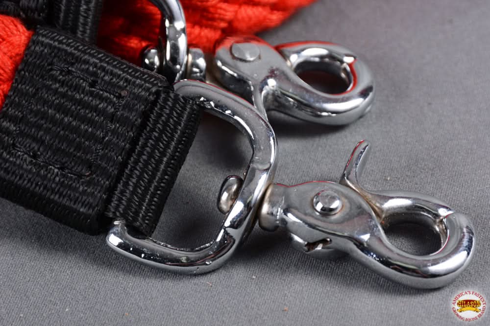 HILASON 7 Ft Braided Flat Cotton Roping Rein