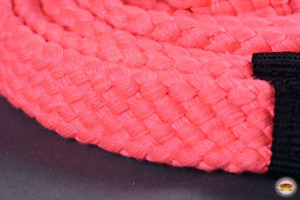 HILASON 7 Ft Braided Flat Cotton Roping Rein