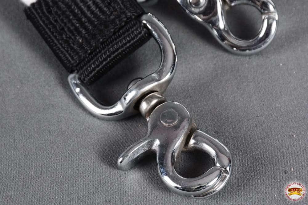 HILASON 7 Ft Braided Flat Cotton Roping Rein