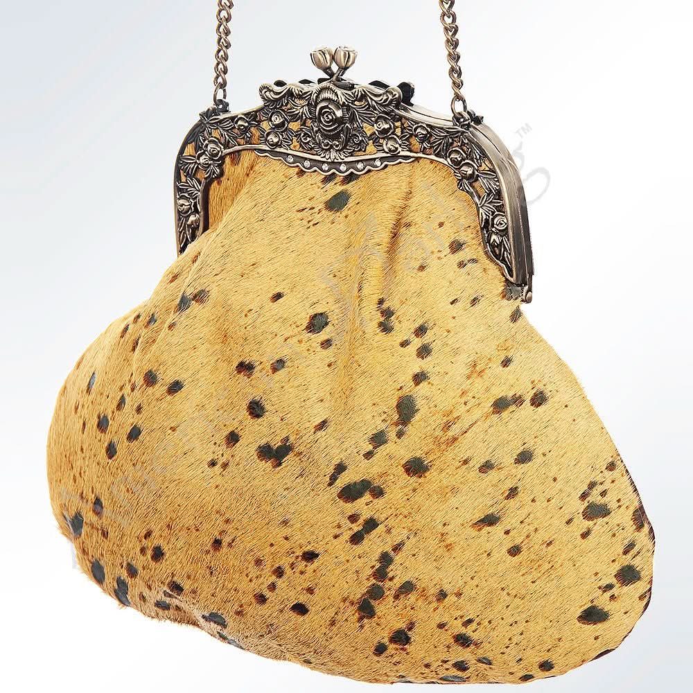 American Darling Hair On Genuine Leather Women Bag Western Handbag Purse