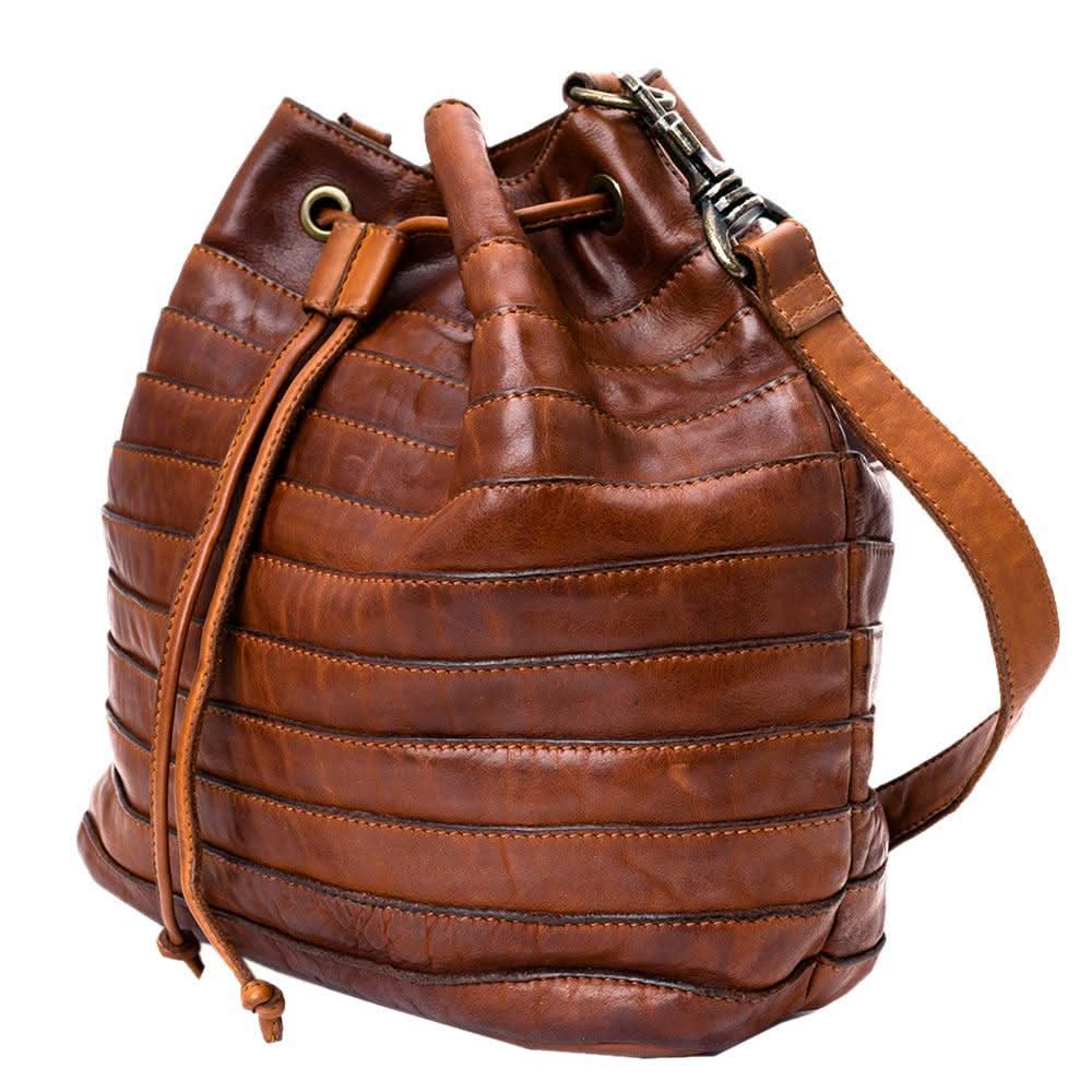 Spaghetti Western Swc138Bcg Hobo Vintage Handmade Drum Dyed Genuine European Cowhide Leather Women Bag Western Handbag Purse