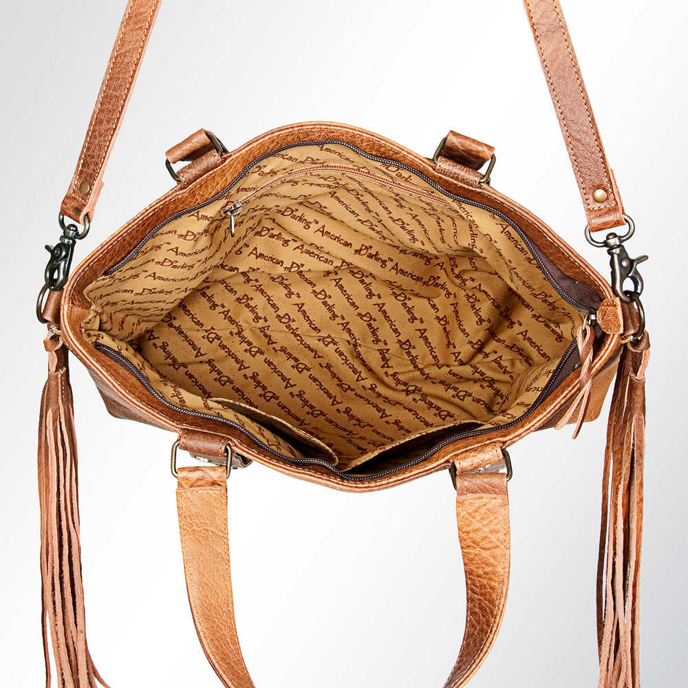 American Darling Tote Full Grain Genuine Leather Western Women Bag Handbag Purse | Travel Bags College Casual