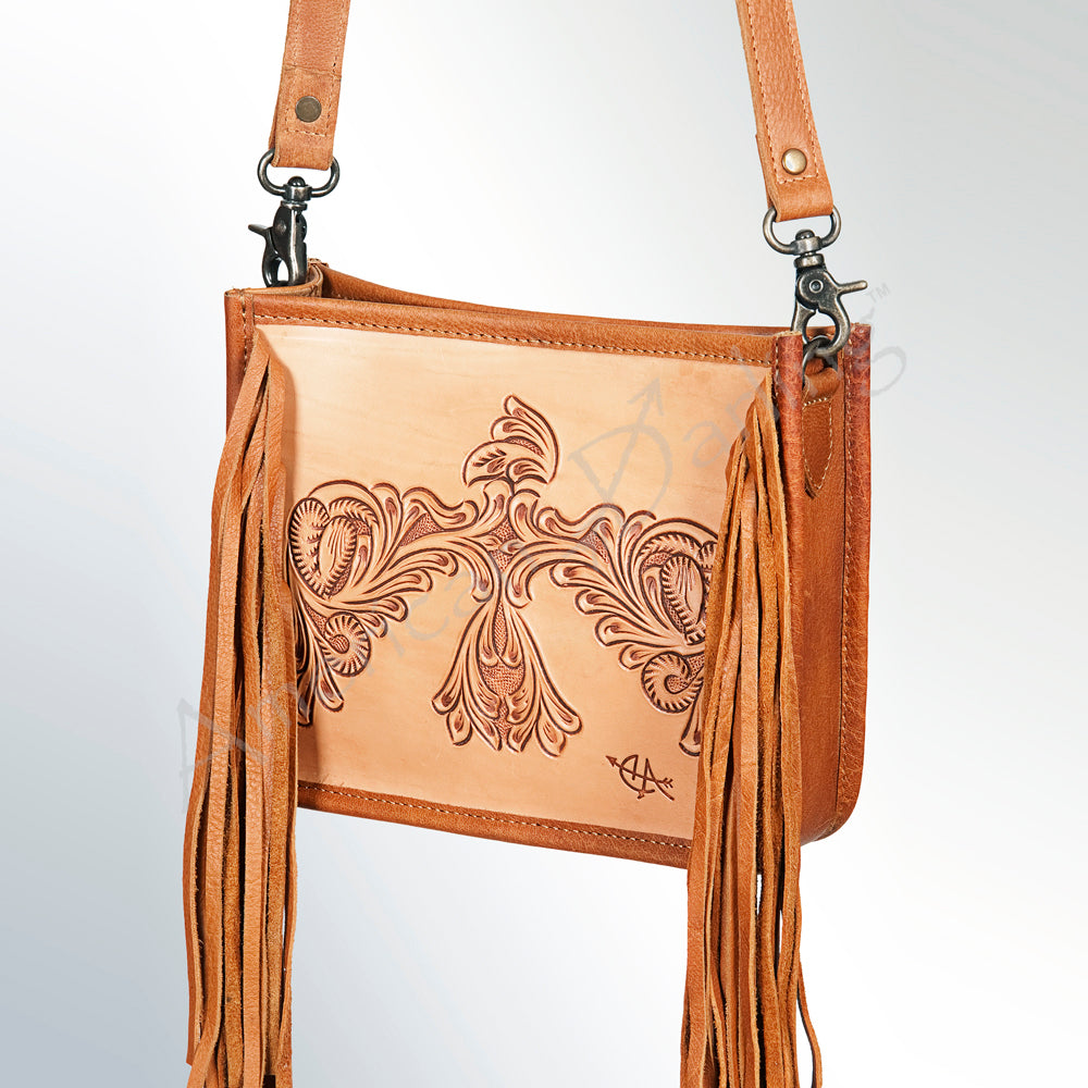 ADBG725A American Darling Hand Tooled Genuine Leather Women Bag Western Handbag Purse