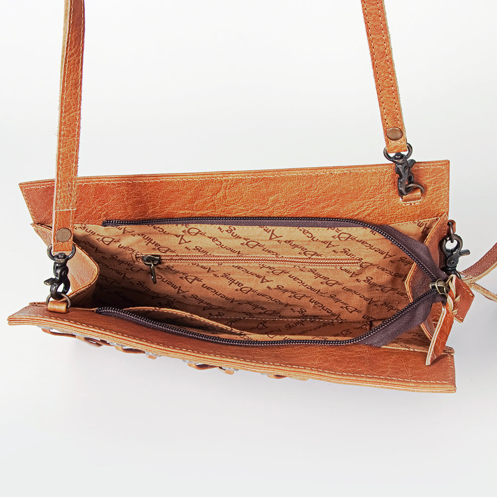 American Darling GIBGX245 Clutch Genuine Leather Women Bag Western Handbag Purse