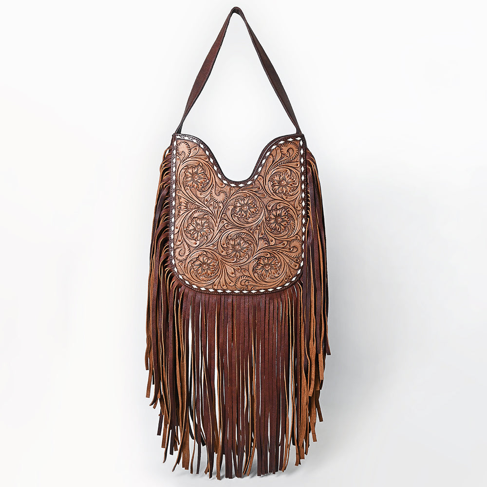 American Darling ADBGZ473 Hobo Hand Tooled Genuine Leather Women Bag Western Handbag Purse