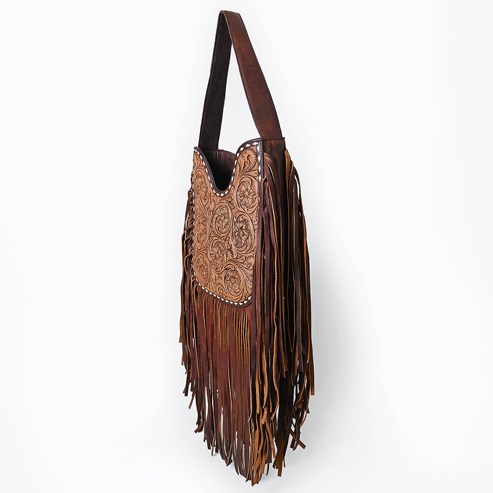 American Darling ADBGZ473 Hobo Hand Tooled Genuine Leather Women Bag Western Handbag Purse