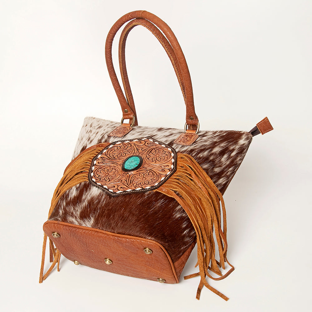 American Darling Tote Hand Tooled Genuine Leather women bag western handbag purse