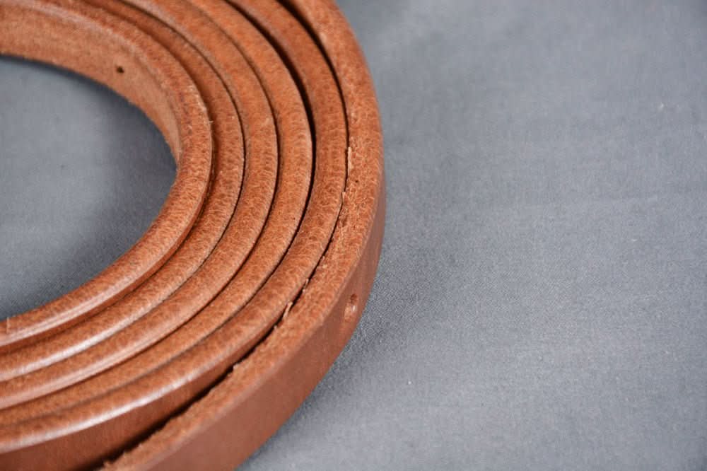 BAR H EQUINE Western Leather Horse Rein With Adjustable Buckle