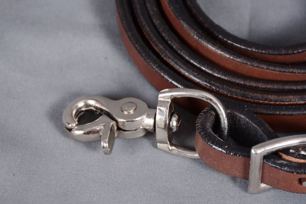 BAR H EQUINE Western Leather Horse Rein With Adjustable Buckle