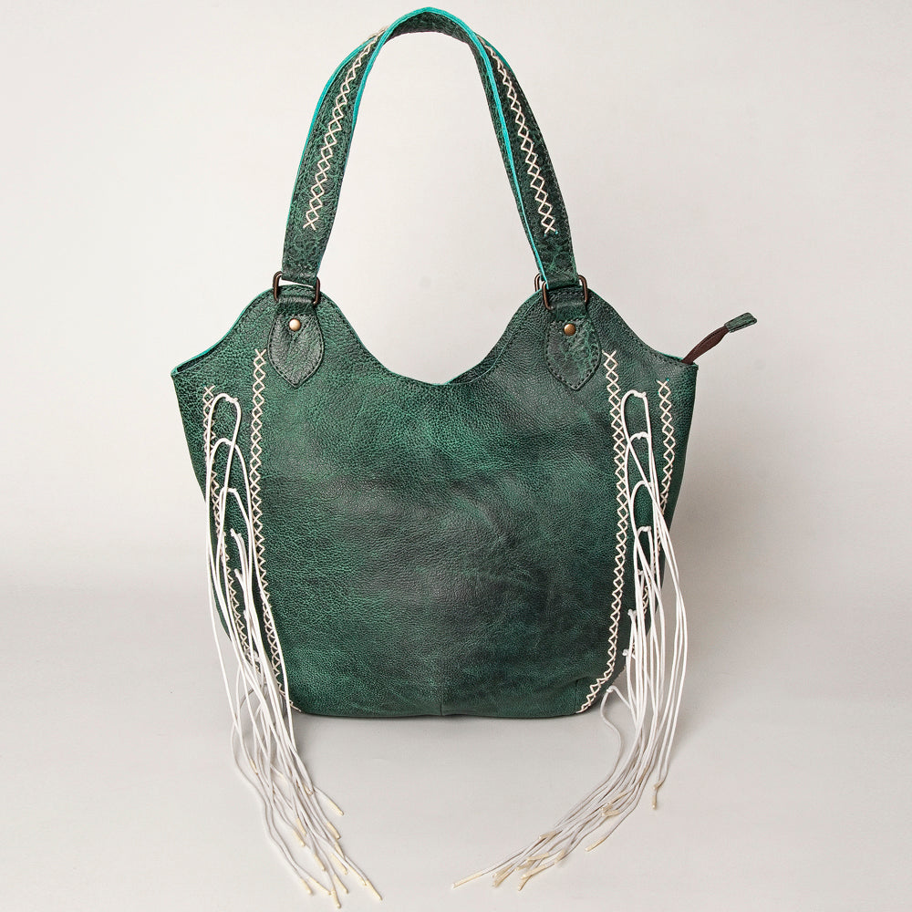 American Darling ADBG775B Tote Genuine Leather Women Bag Western Handbag Purse