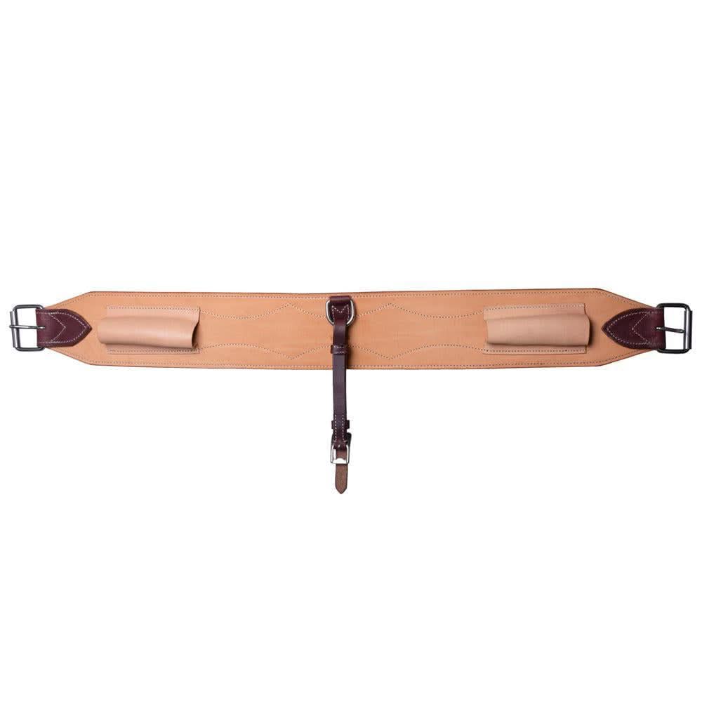 Hilason Western Flank Cinch With Connector Strap Stainless Steel Fitting