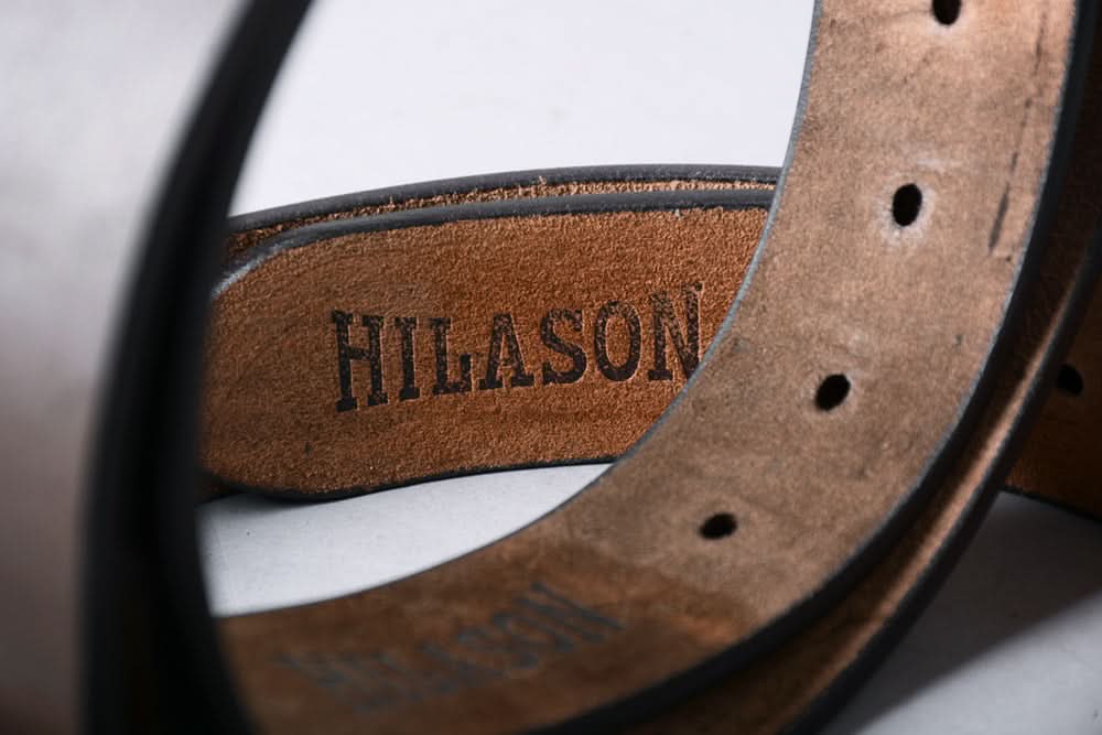 HILASON Western Genuine Leather Belt for Men Women Cowboy Cowgirl Handmade Unisex Full Grain Heavy Duty Tooled Belt for Jeans