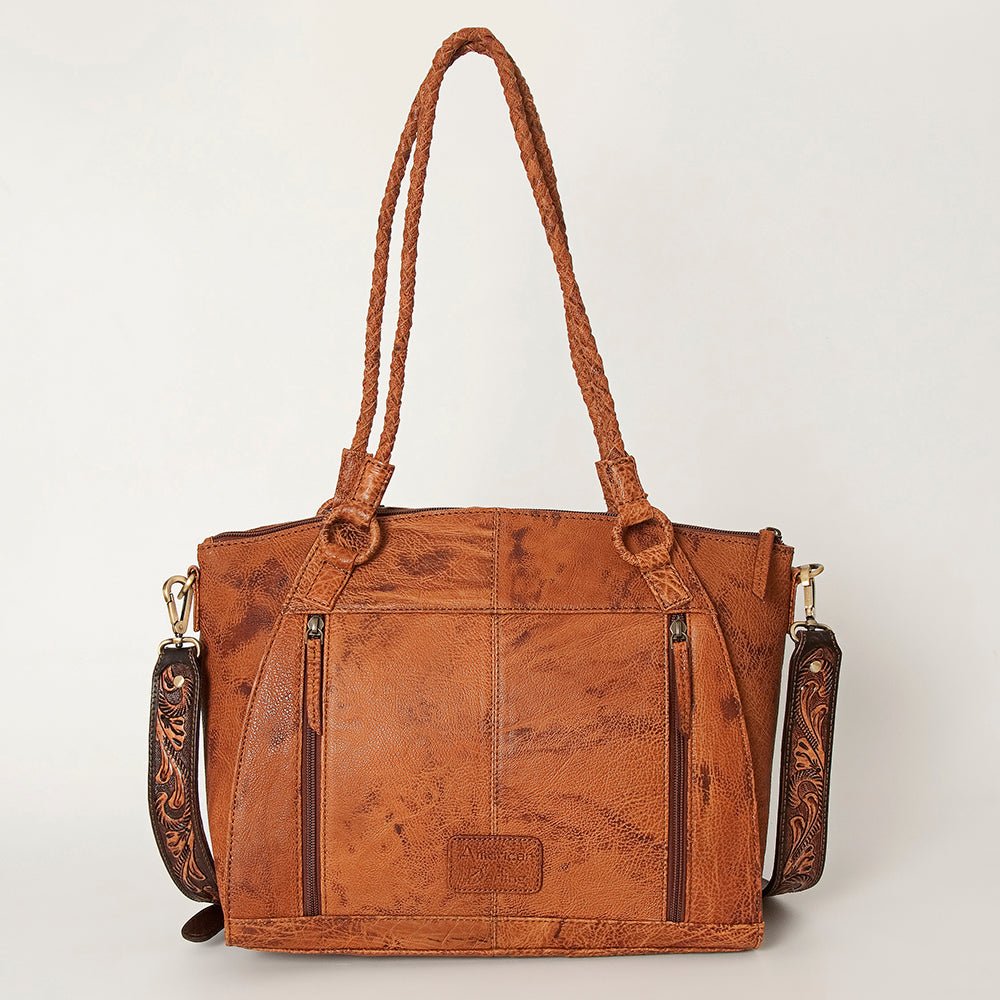 American Darling Tote Hand Tooled Genuine Leather Women Bag Western Handbag Purse