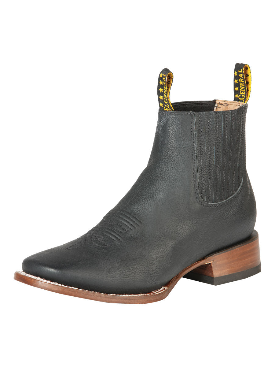 El General Men’s Ankle Boots - Cimarron Leather Black 126610