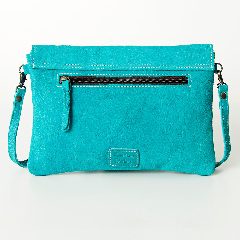 American Darling ADBGS178DM1B Envelope Embossed Genuine Leather women bag western handbag purse