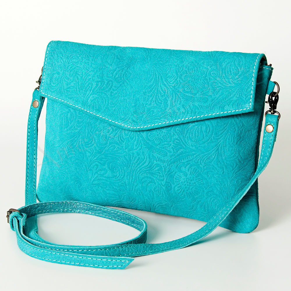 American Darling ADBGS178DM1B Envelope Embossed Genuine Leather women bag western handbag purse