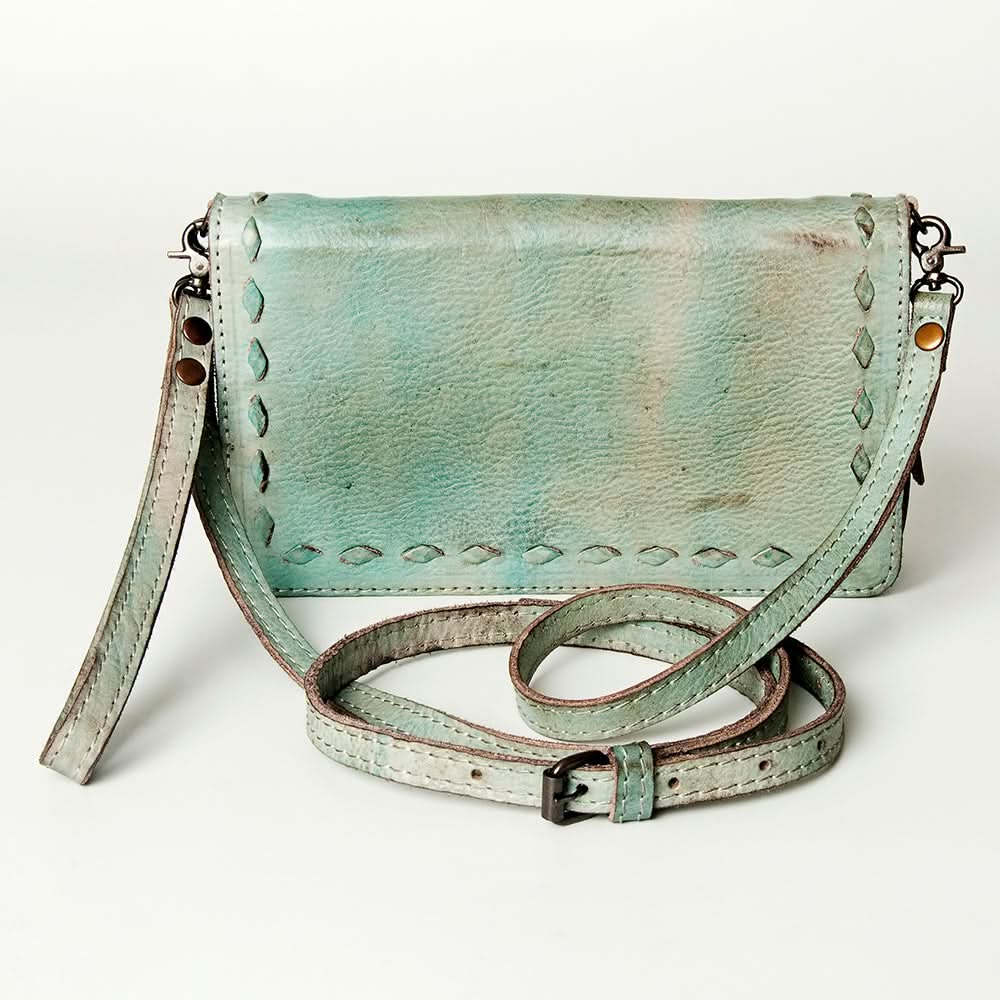 Never Mind Nmbg106 Wallet Vintage Handmade Genuine Cowhide Leather Women Bag Western Handbag Purse