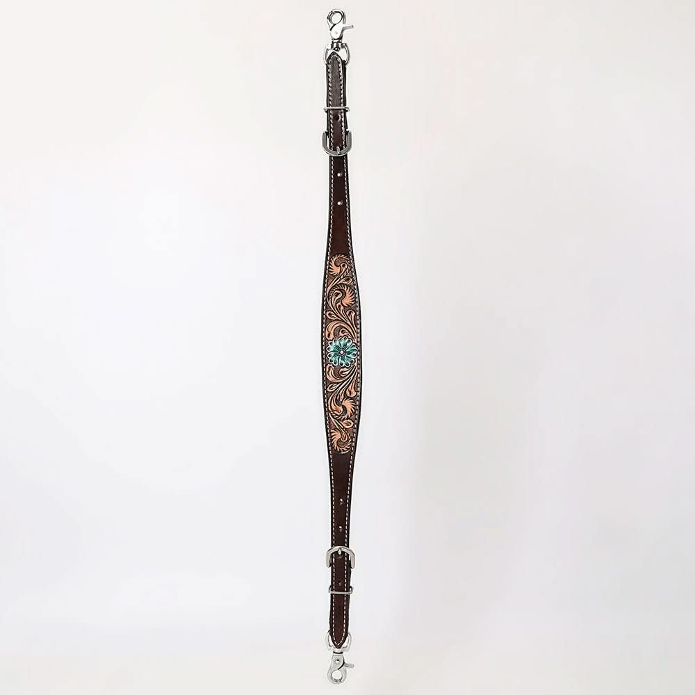 Bar H Equine Genuine Western American Leather Horse Premium Headstall & Breast Collar Set