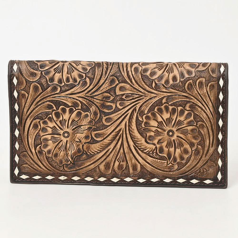 American Darling ADBGZ584B Wallet Hand Tooled Genuine Leather women bag western handbag purse