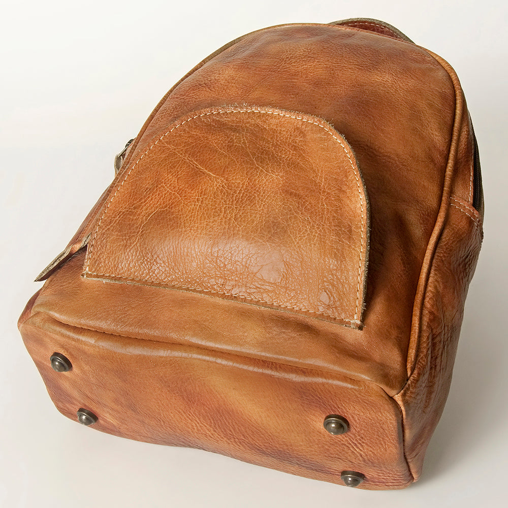 Never Mind Nmbg119A Backpack Vintage Handmade Genuine Cowhide Leather Women Bag Western Handbag Purse