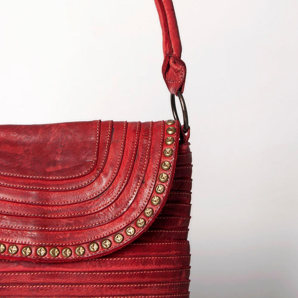 Never Mind Nmbgm105B Tote Vintage Handmade Genuine Cowhide Leather Women Bag Western Handbag Purse