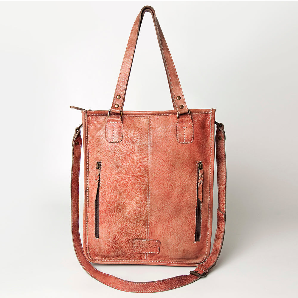 Never Mind Nmbg111E Tote Vintage Handmade Genuine Cowhide Leather Women Bag Western Handbag Purse