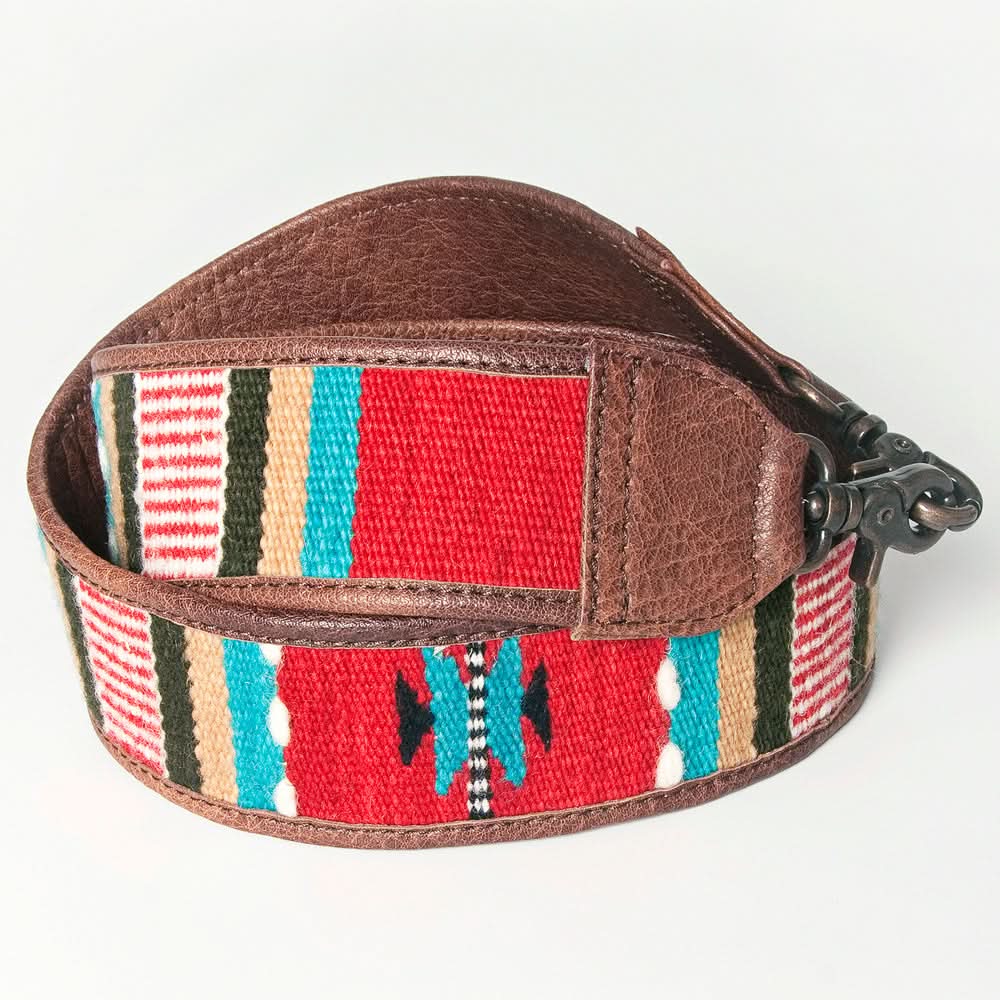 American Darling ADBT141B Saddle Blanket Genuine Leather Crossbody Handle Strap For Bags