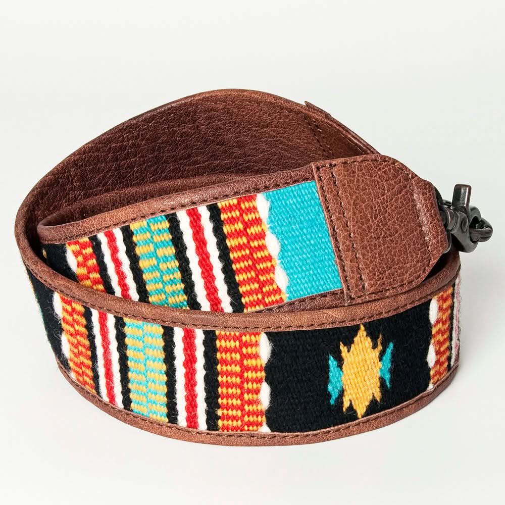 American Darling ADBT141F Saddle Blanket Genuine Leather Crossbody Handle Strap For Bags