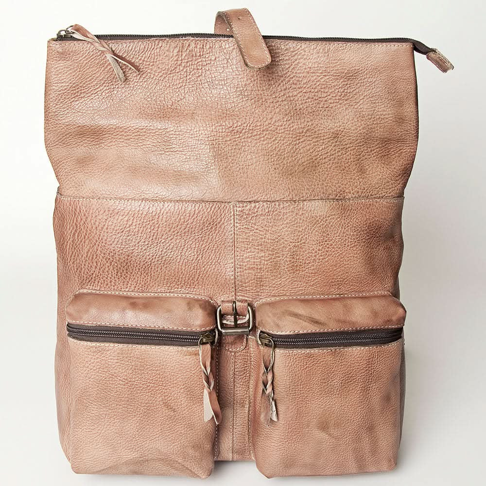 Never Mind Nmbg134D Backpack Vintage Handmade Genuine Cowhide Leather Women Bag Western Handbag Purse