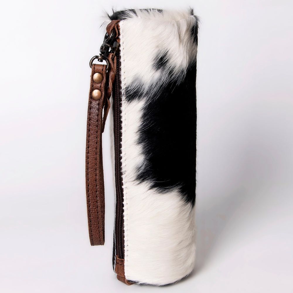 American Darling ADBG388BRW Coin Purse Hair On Genuine Leather women bag western handbag purse