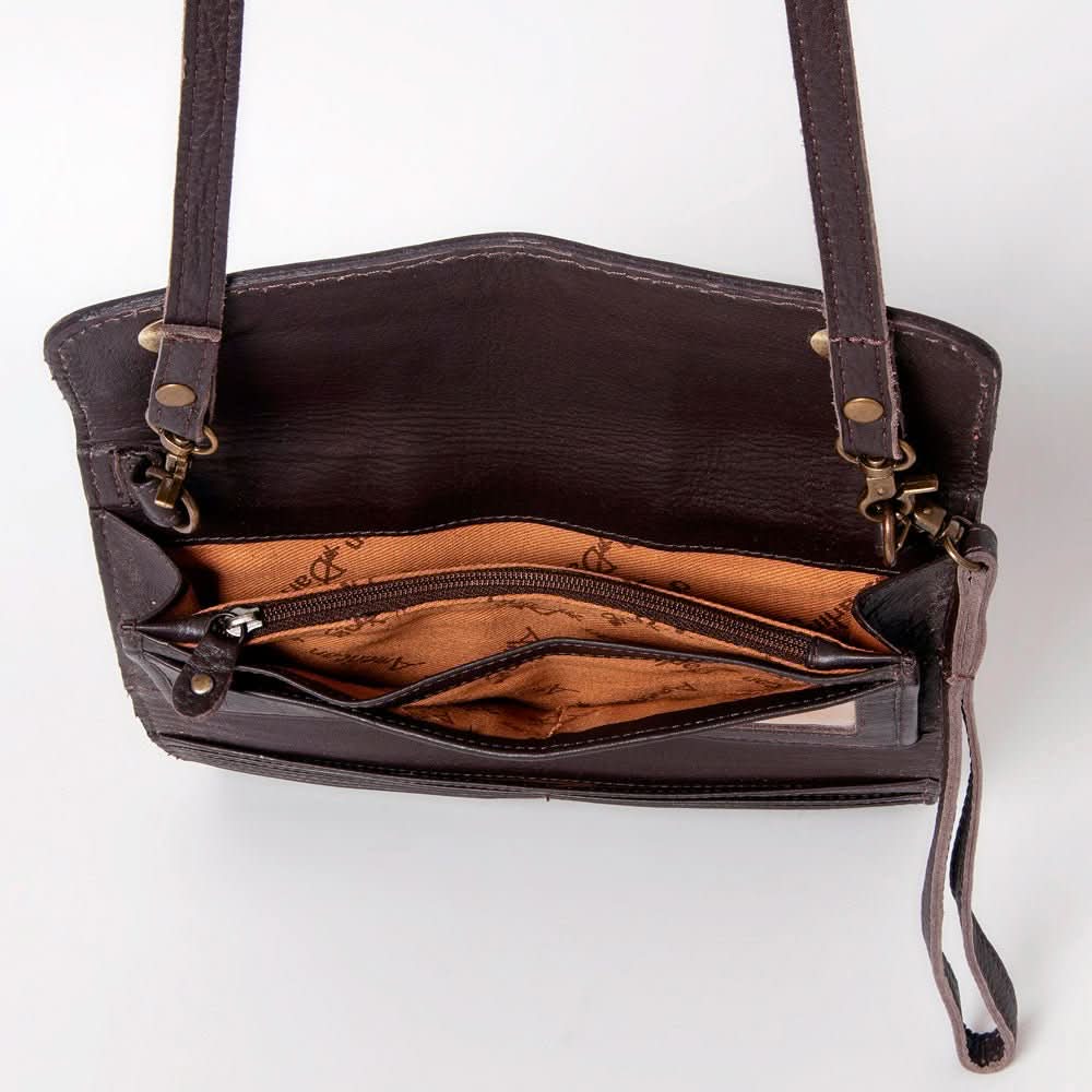 American Darling Wallet Hand Tooled Genuine Leather women bag western handbag purse