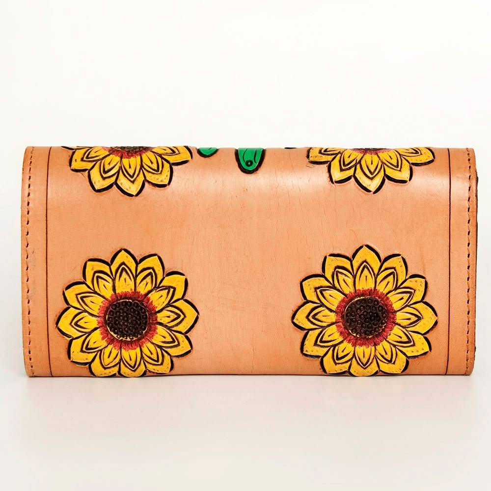 American Darling Wallet Hand Tooled Genuine Leather women bag western handbag purse