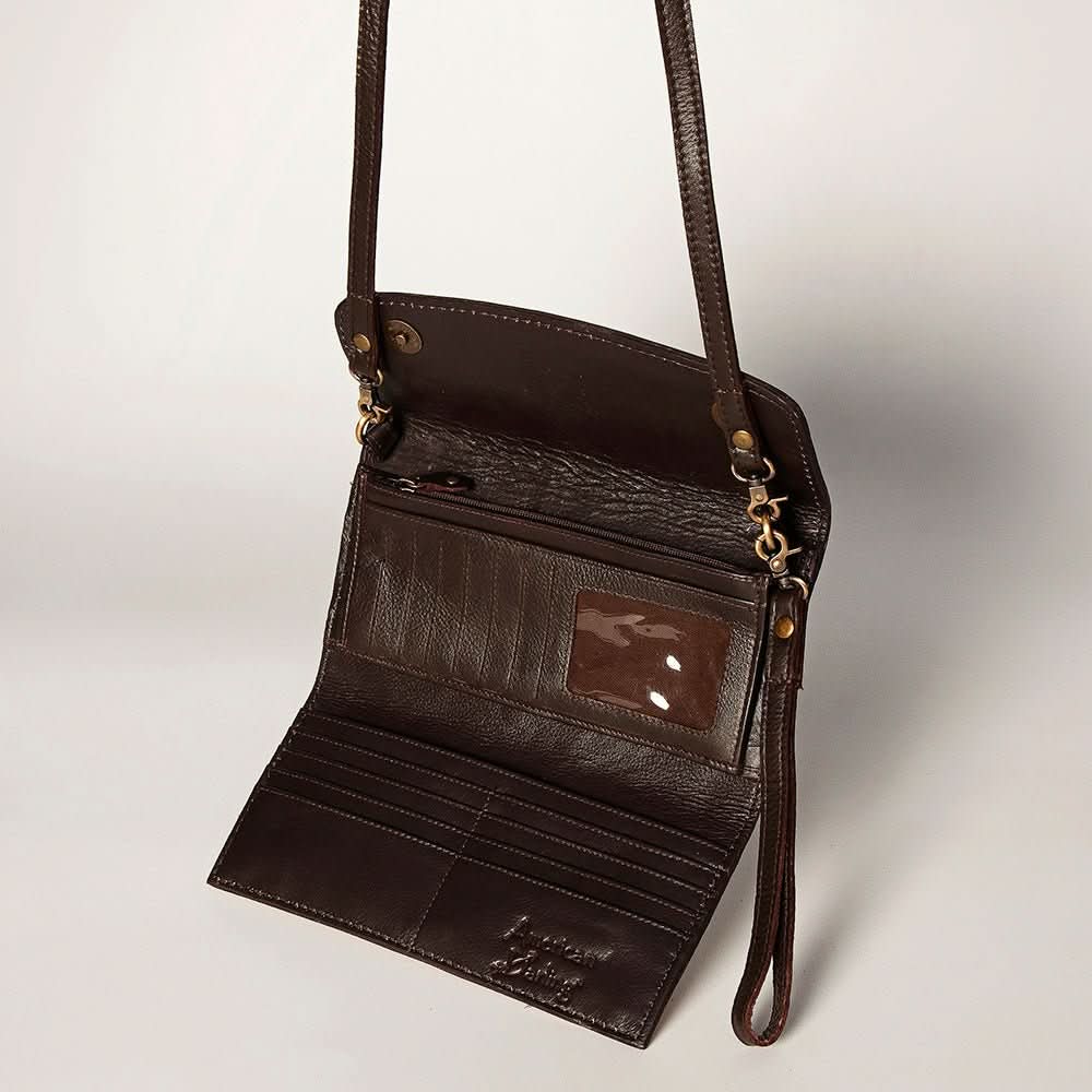 American Darling Wallet Hand Tooled Genuine Leather women bag western handbag purse