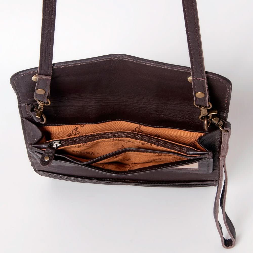 American Darling Wallet Hand Tooled Genuine Leather women bag western handbag purse