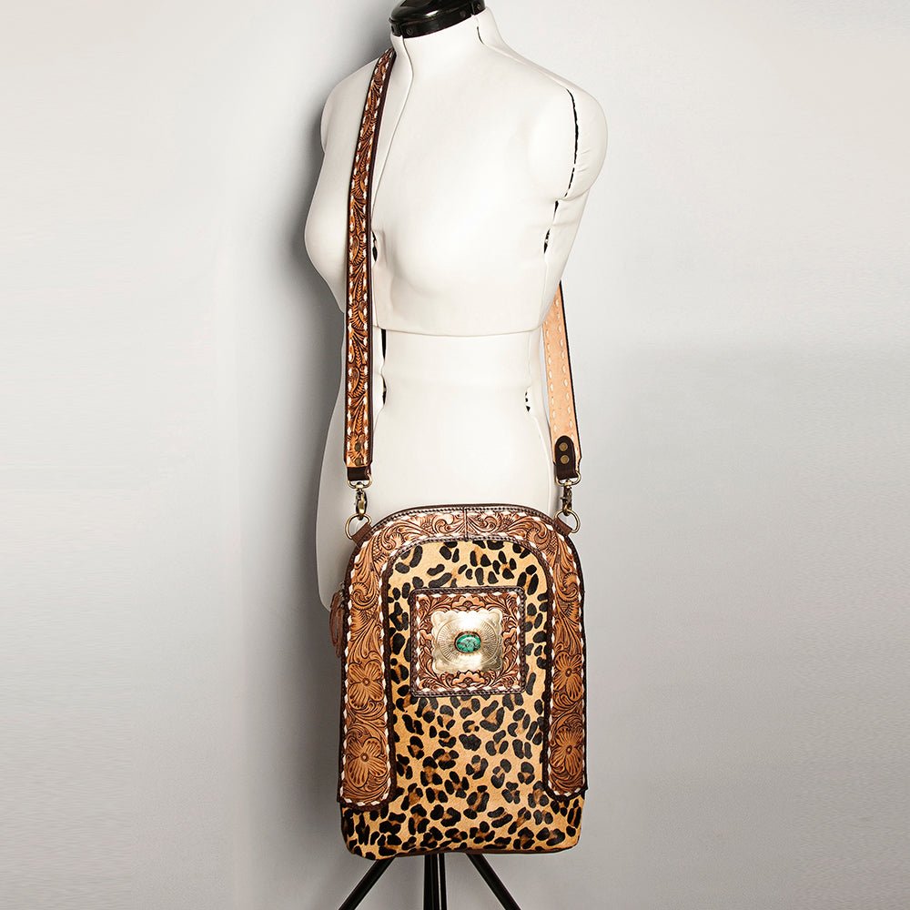 American Darling Hand Tooled Genuine Leather Women Bag Western Handbag Purse