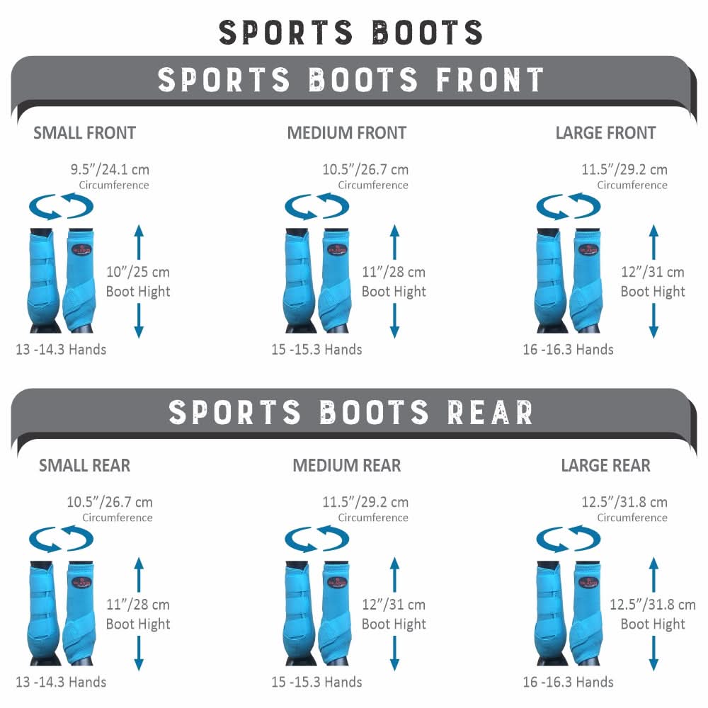 HILASON Horse Front Leg Neoprene Shock Absorbing Sport Boot Comfortable Fit