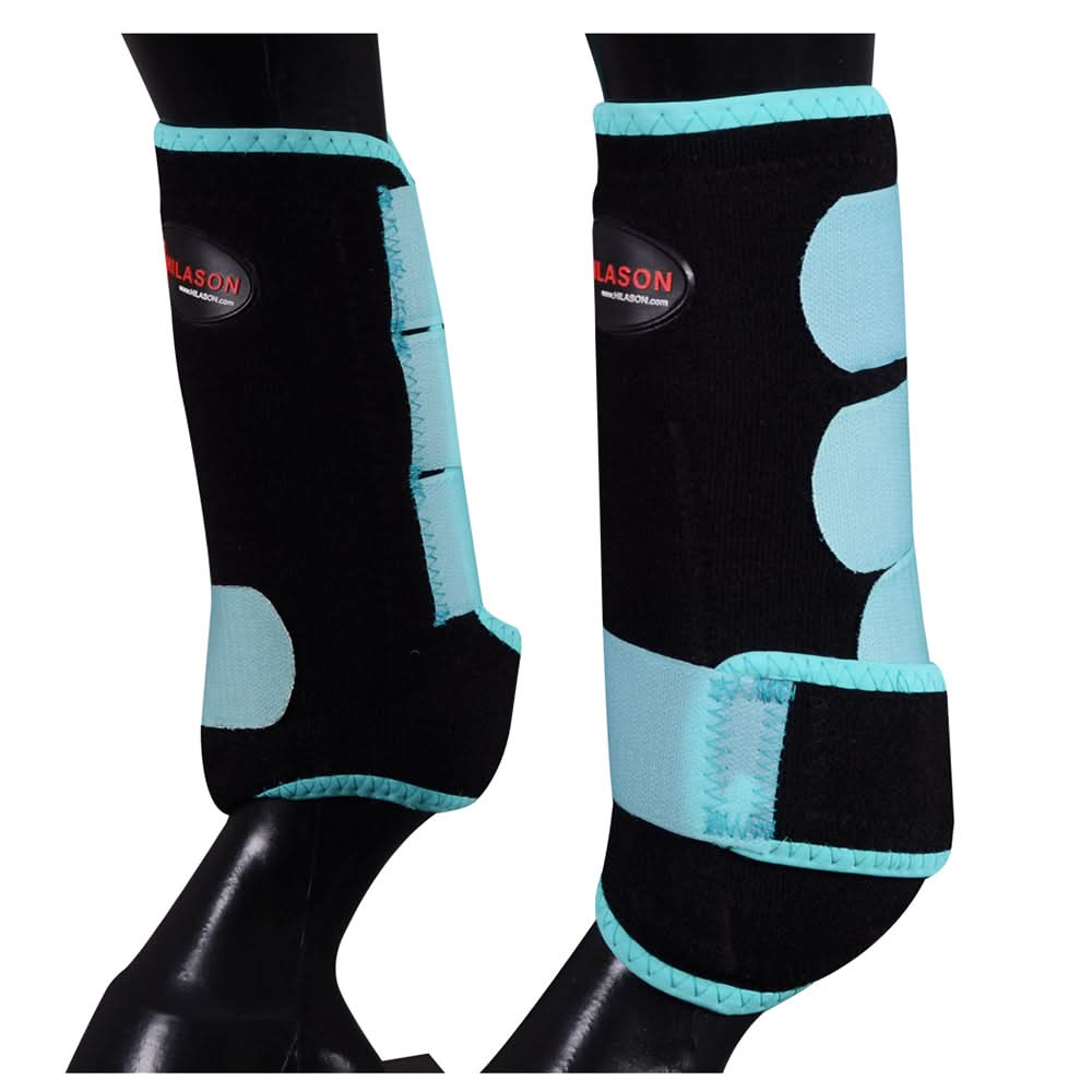 HILASON Horse Front Leg Neoprene Shock Absorbing Sport Boot Comfortable Fit