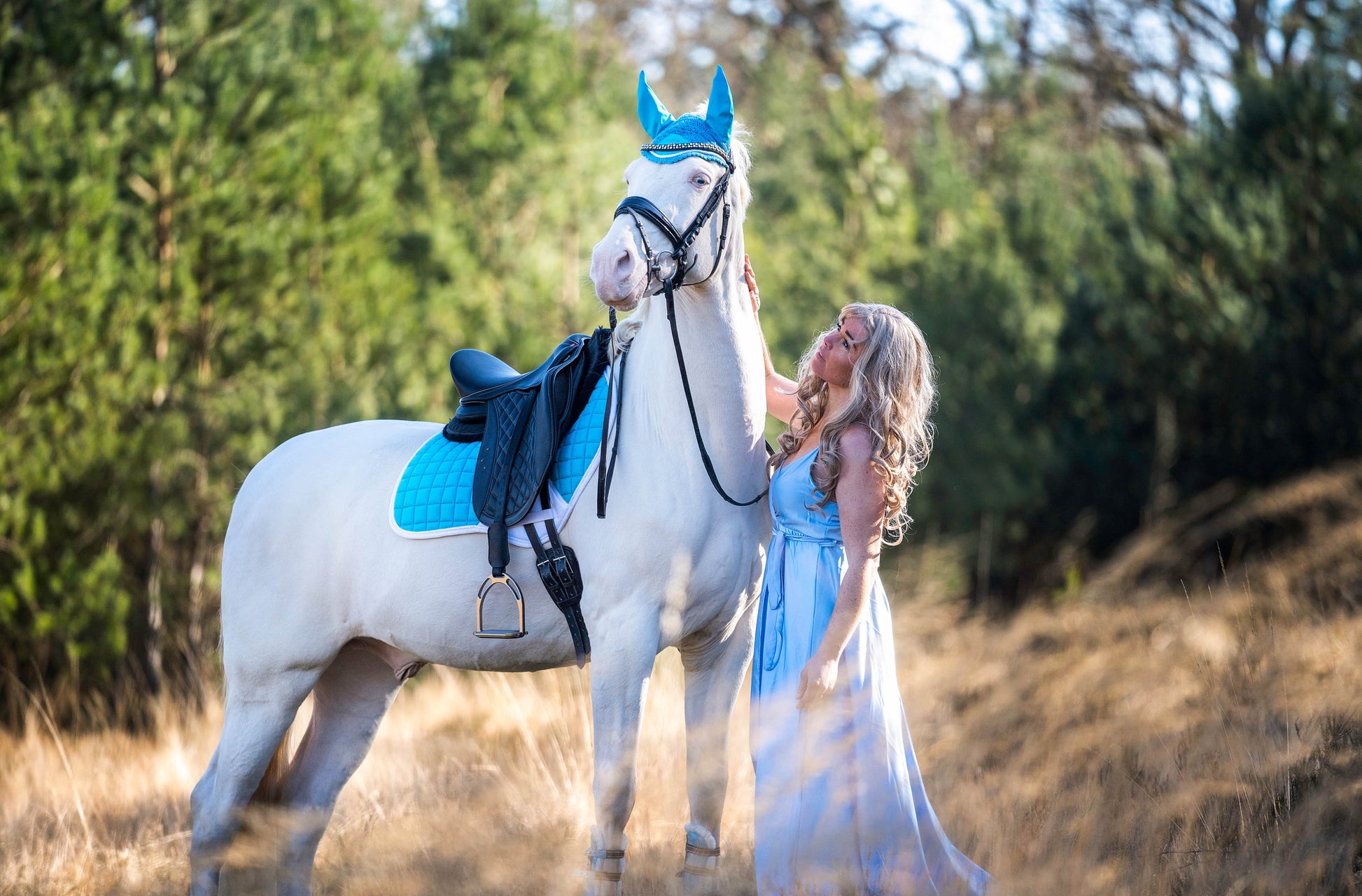 Alice Blue Saddle Pad