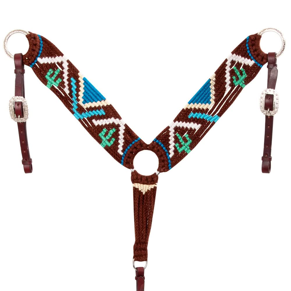 Hilason Horse 100% Wool Breast Collar Woven Off White