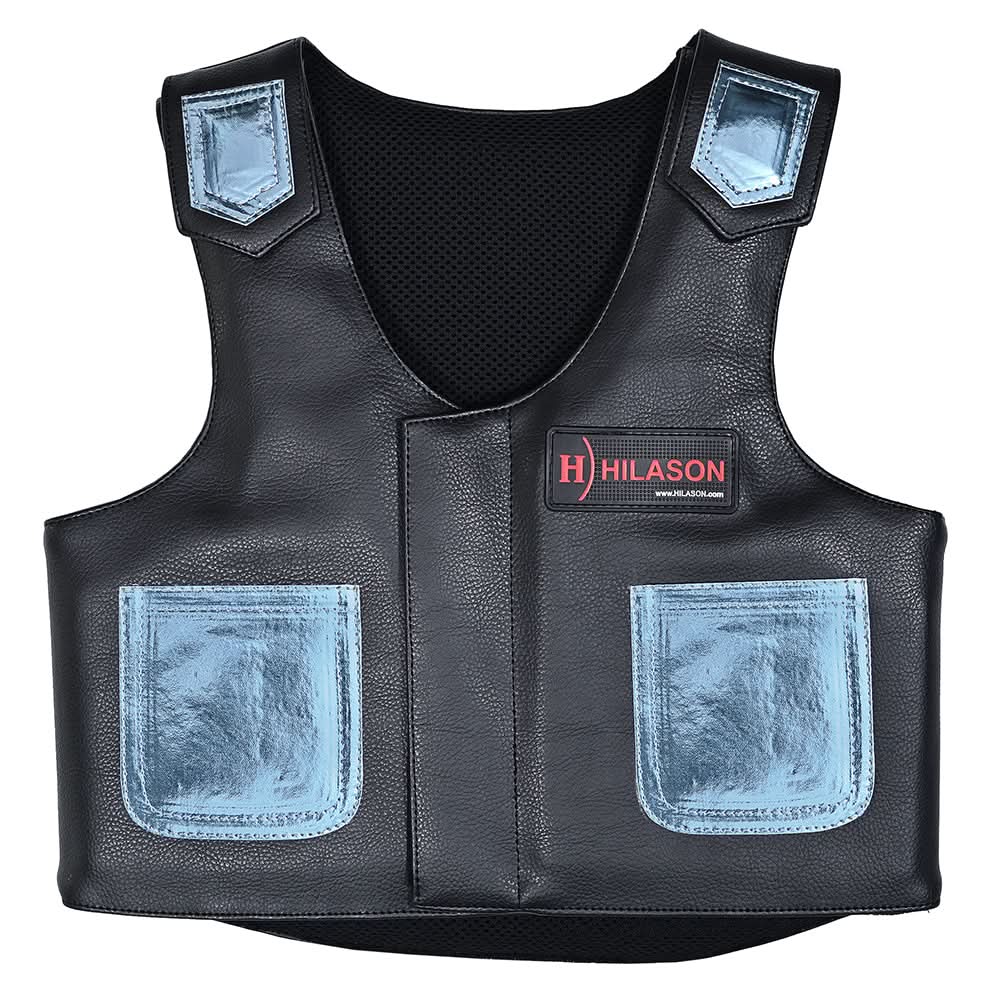 Hilason Kids Junior Youth Horse Riding Pro Rodeo Leather Protective Vest
