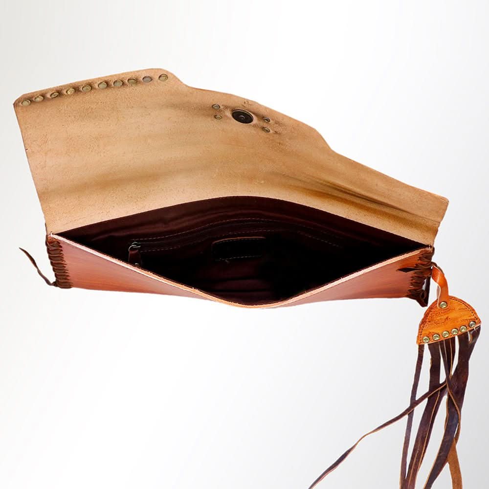 American Darling Envelope Genuine Leather Women Bag Western Handbag Purse