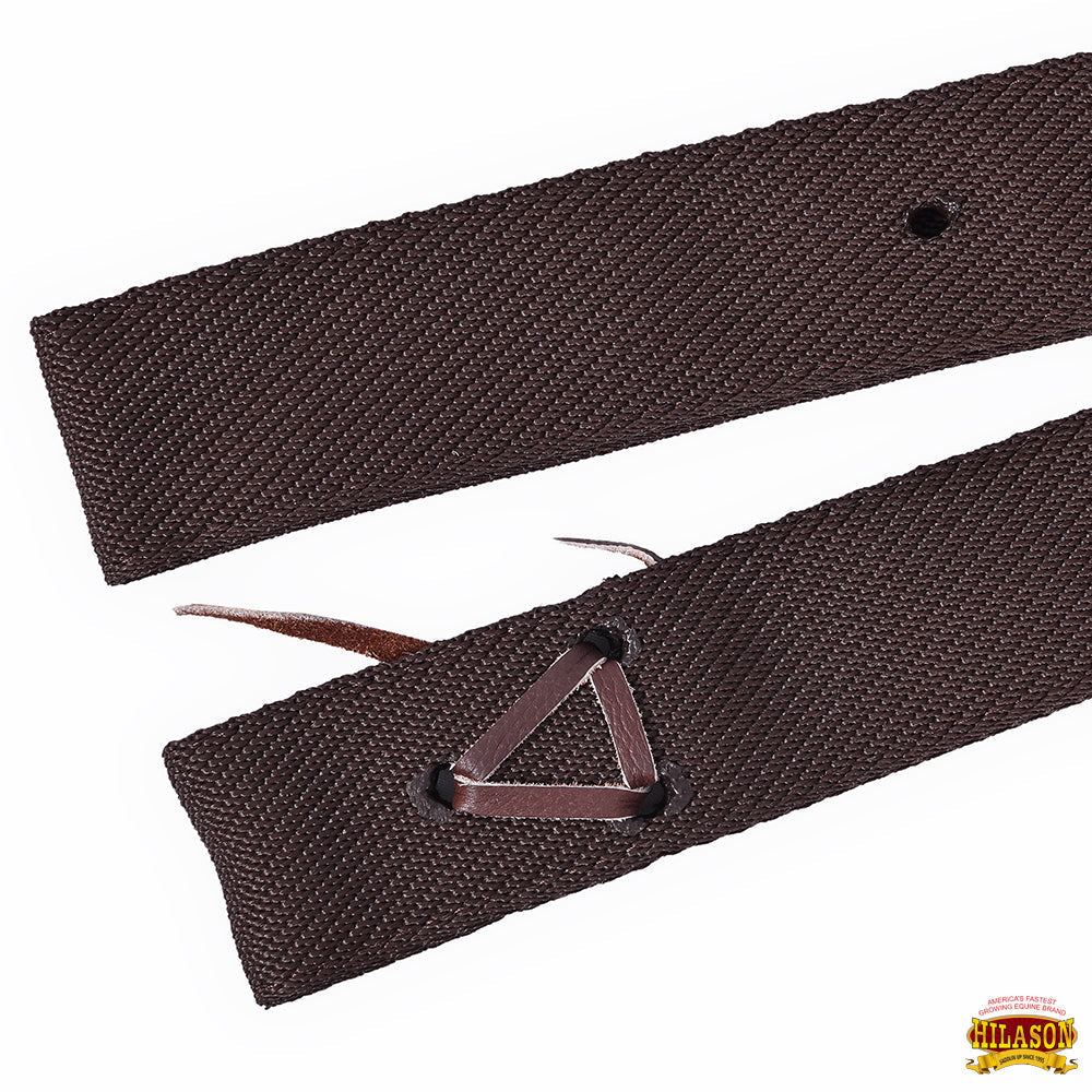 Hilason Premium Single Nylon Cinch Tie Strap And Off Billet Set