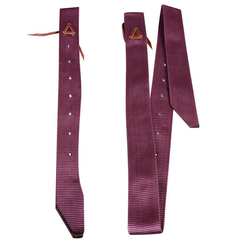 Hilason Premium Single Nylon Cinch Tie Strap And Off Billet Set
