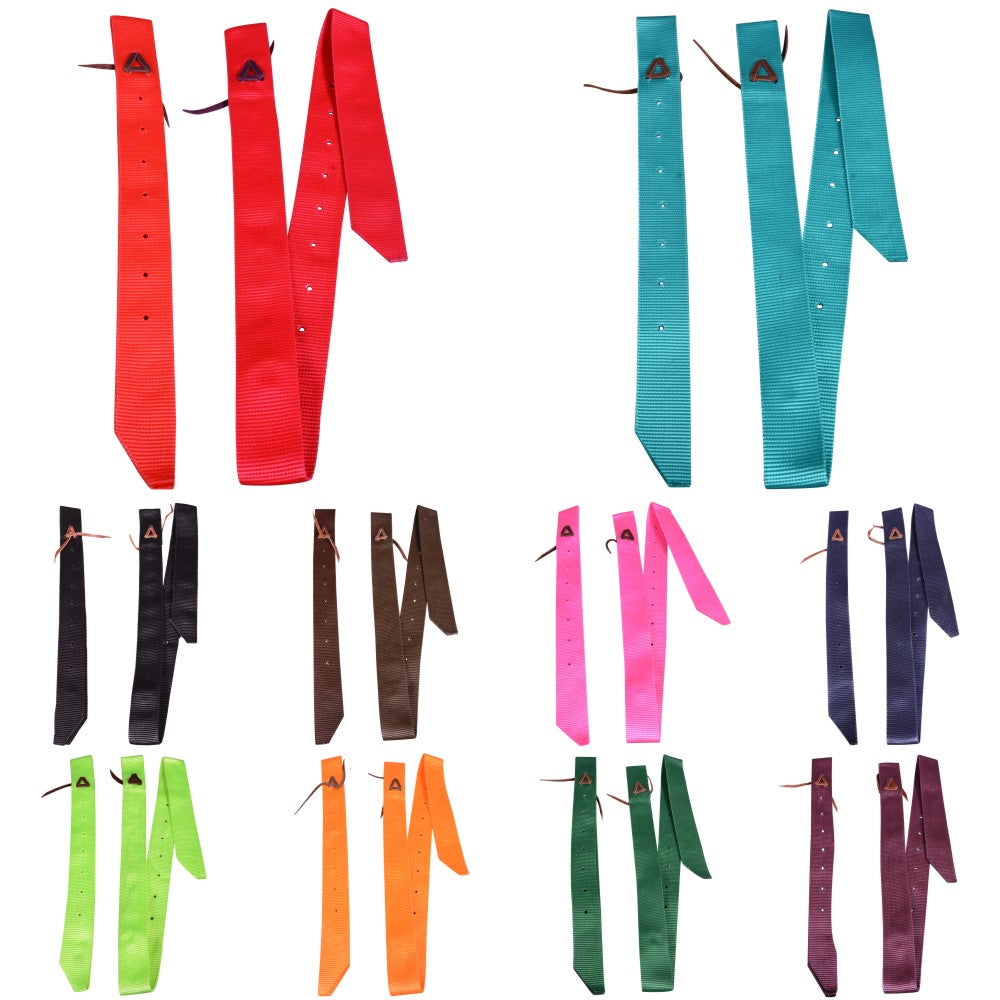 Hilason Premium Single Nylon Cinch Tie Strap And Off Billet Set