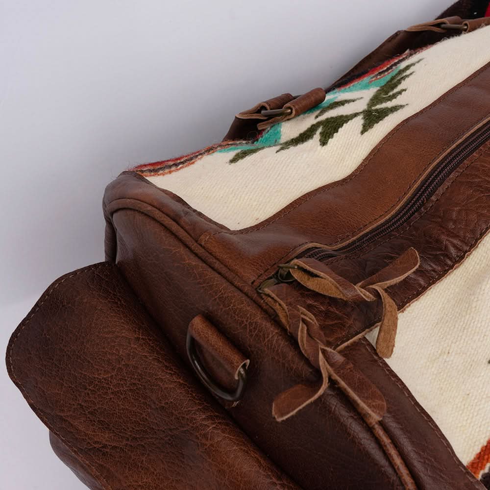 American Darling Duffel Saddle Blanket Genuine Leather Women Bag Western Handbag Purse